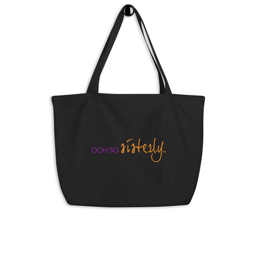 Ooh So Sisterly (LARGE) tote bag